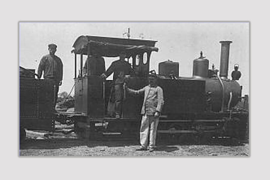 Locomotora del tren que unía la ciudad de Reconquista con el puerto